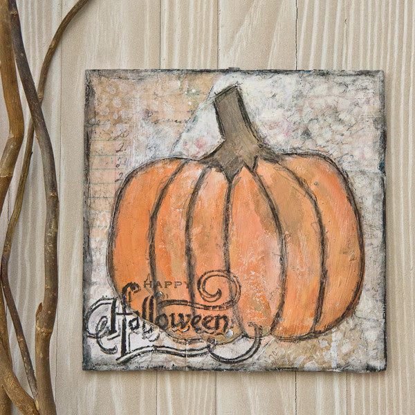 Scribbly Pumpkins Canvas