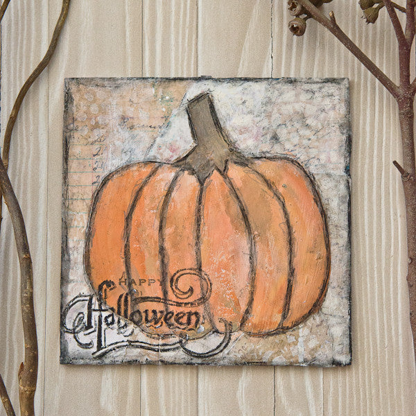 Scribbly Pumpkins Canvas