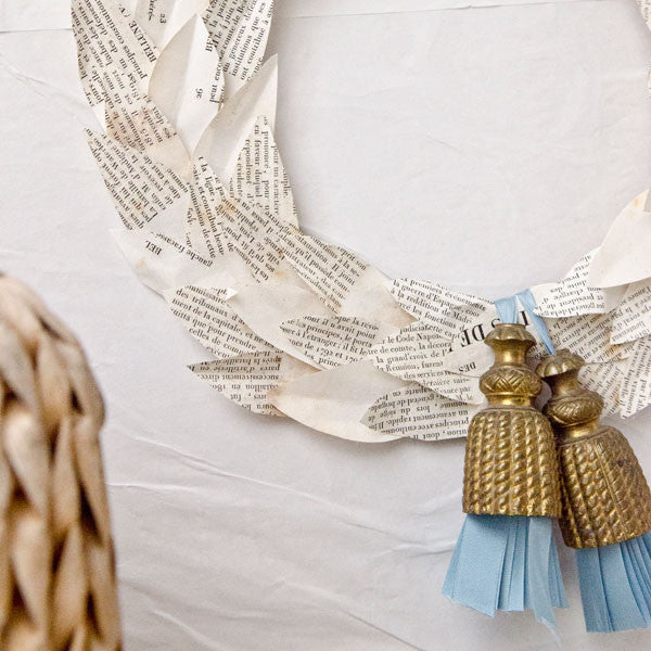 French Flea Market Laurel Wreath Project