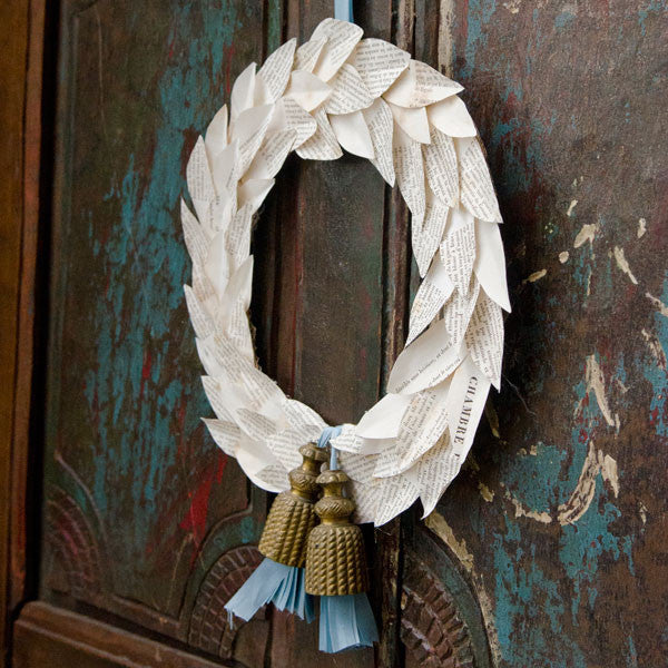 French Flea Market Laurel Wreath Project