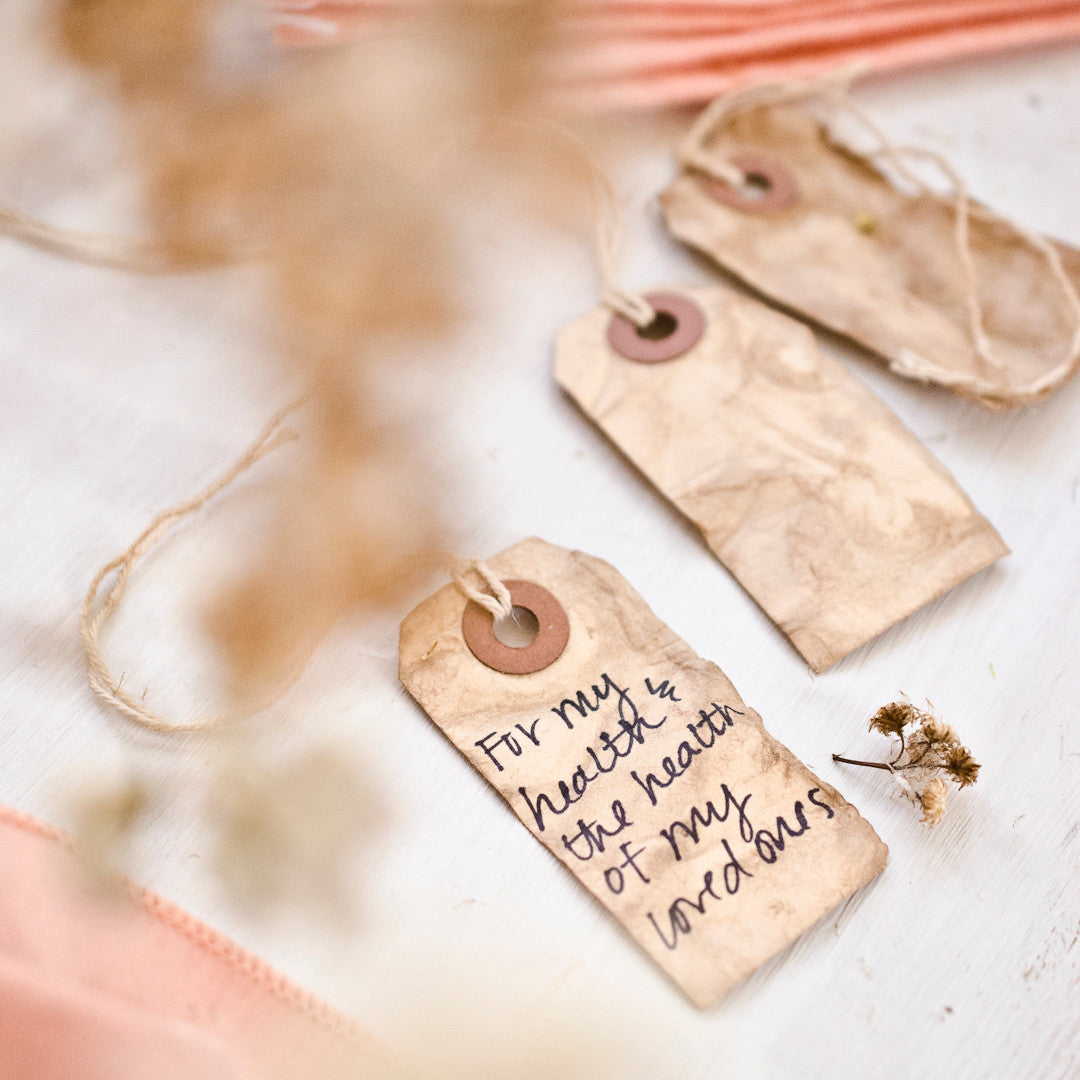 Handmade Gratitude Place Cards