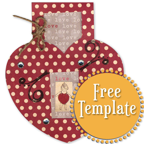 Heart Locket Template Stampington & Company