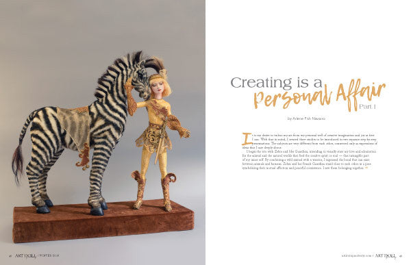Art Doll Quarterly Winter 2018 Instant Download