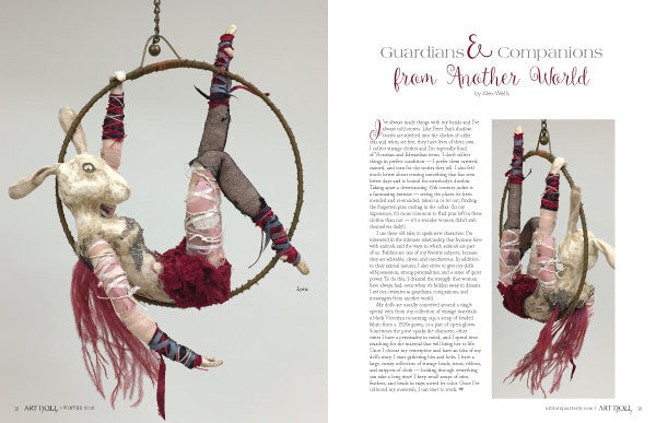 Art Doll Quarterly Winter 2018 Instant Download