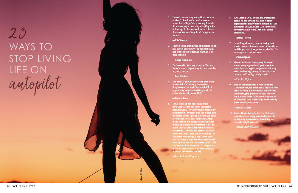 Bella Grace Book of Lists Volume 1 — Digital Only