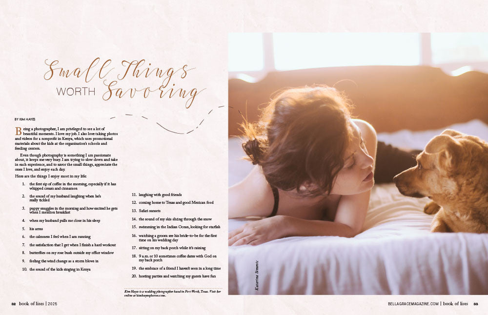 Bella Grace Book of Lists Volume 3 Instant Download