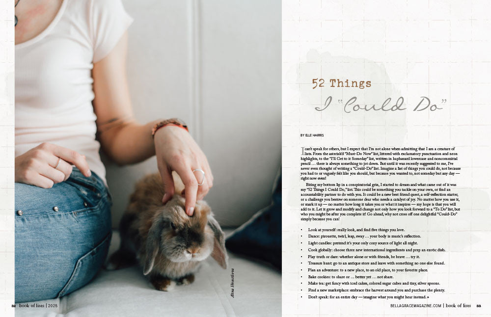 Bella Grace Book of Lists Volume 3