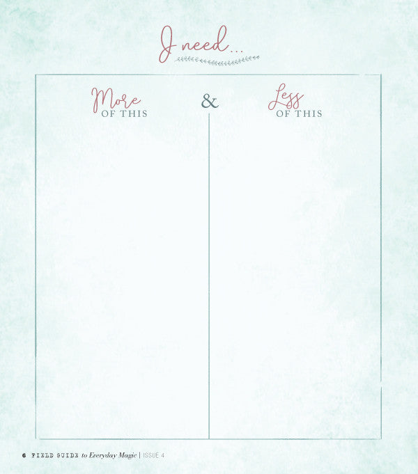 Field Guide to Everyday Magic Issue 4 Instant Download