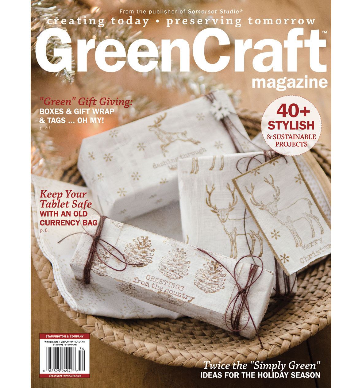 GreenCraft Magazine Winter 2018 — Digital Only