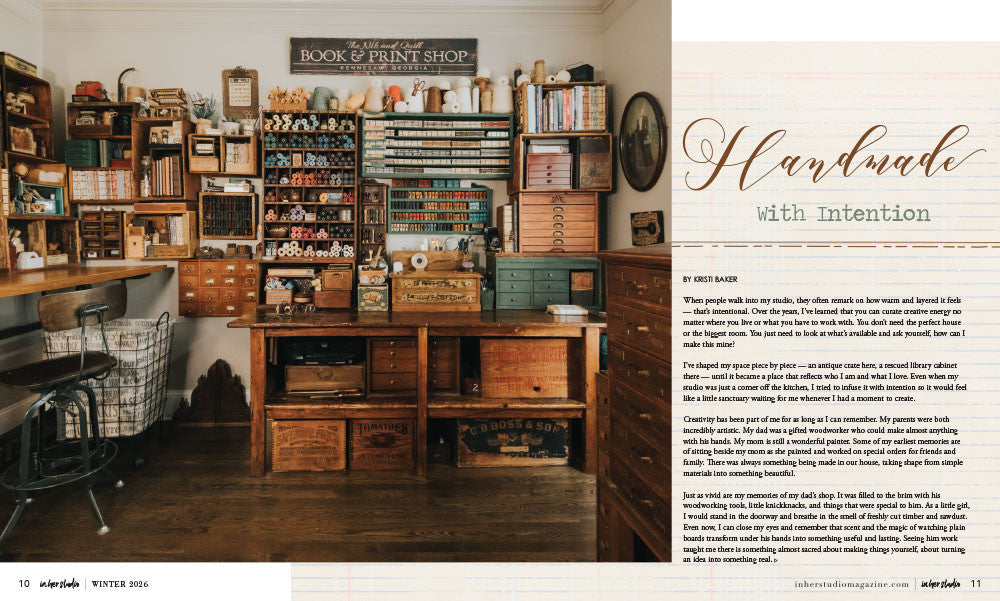 In Her Studio Winter 2026 – Coming November 1st