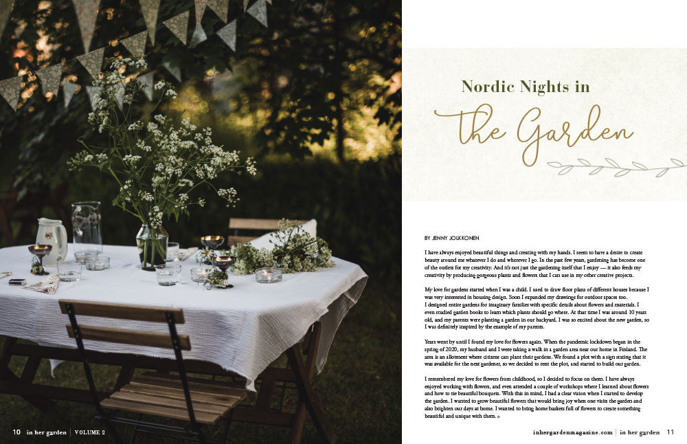 In Her Garden Charter Membership Offer