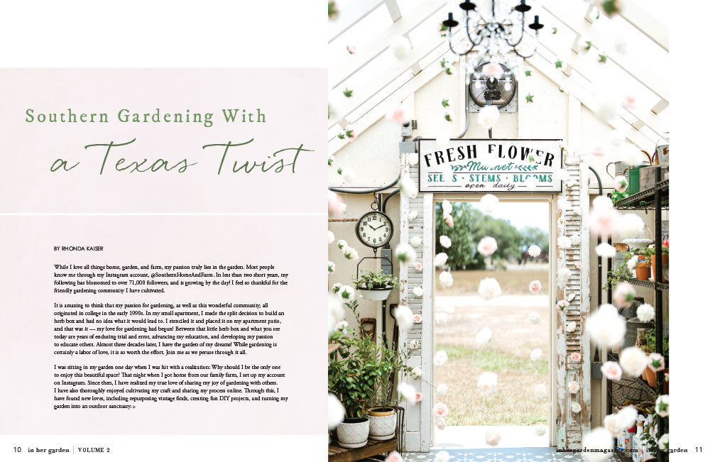 In Her Garden Charter Membership Offer