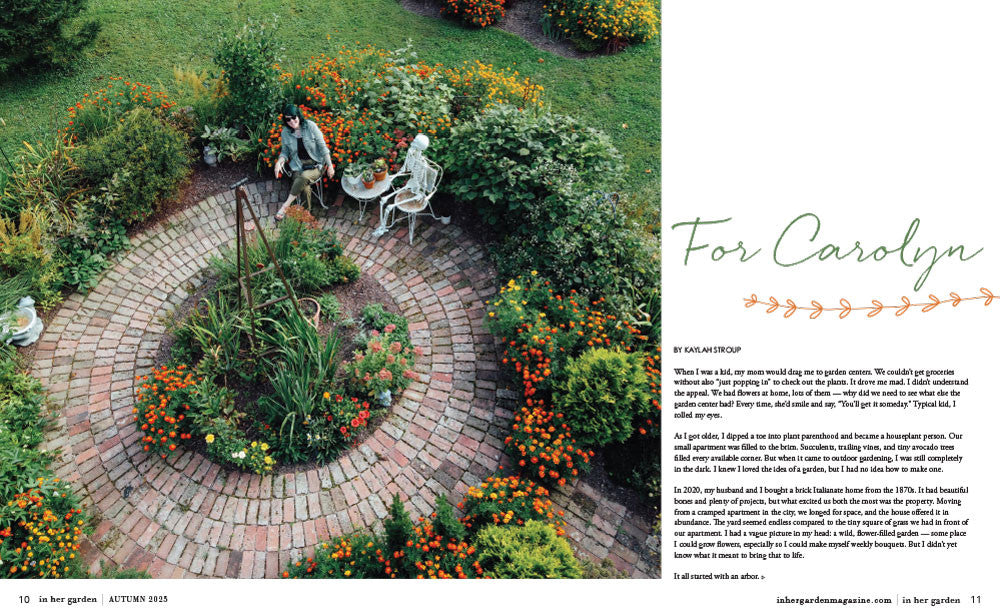 In Her Garden Autumn 2025 – New
