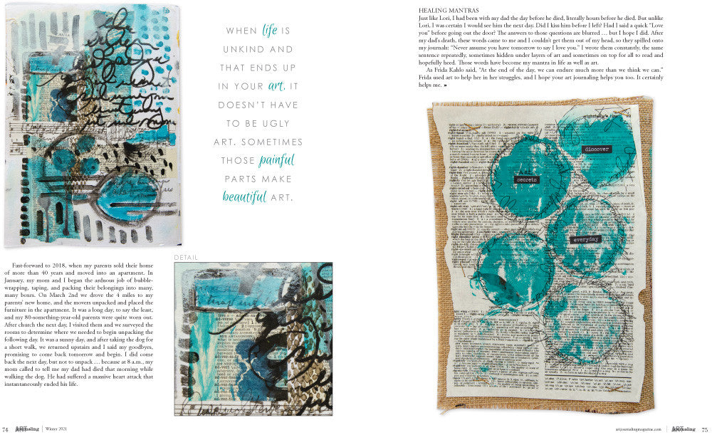 Art Journaling Winter 2021 Instant Download