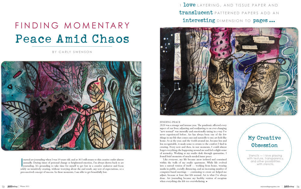 Art Journaling Winter 2021 — Digital Only