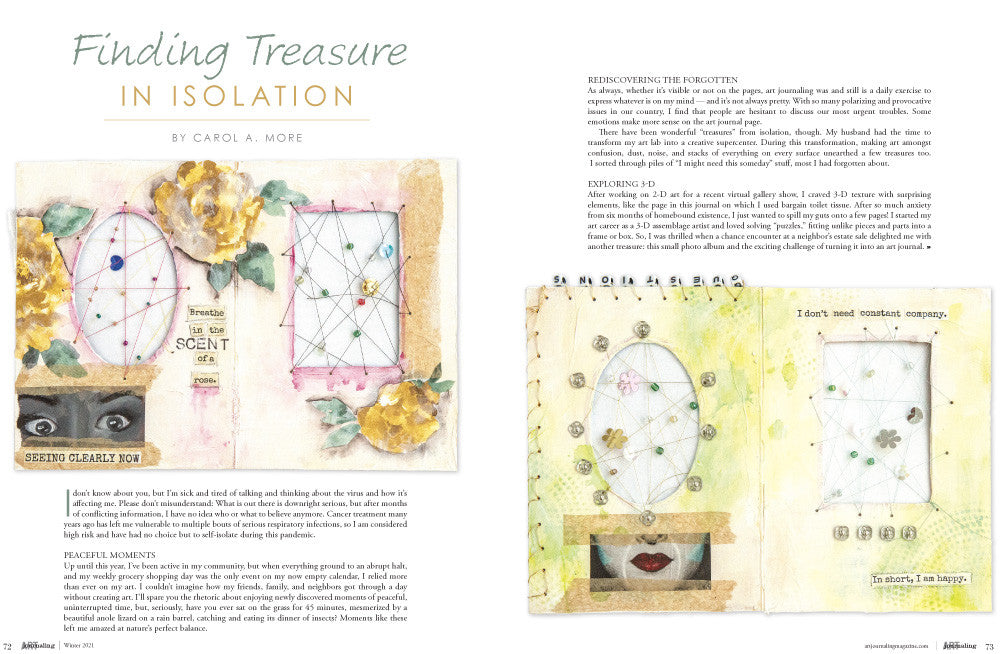 Art Journaling Winter 2021 Instant Download