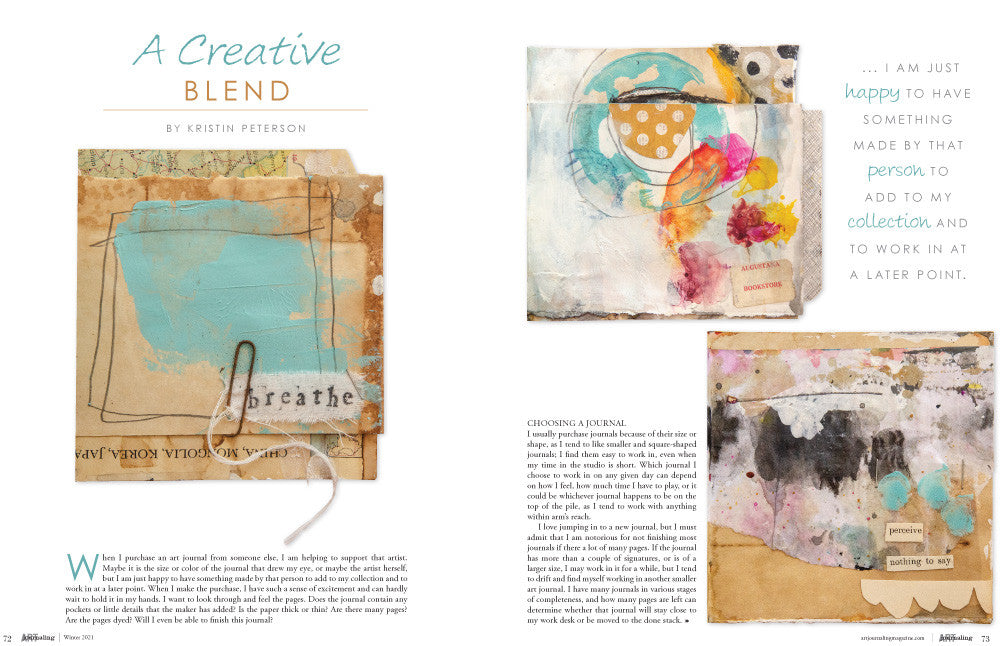 Art Journaling Winter 2021 Instant Download
