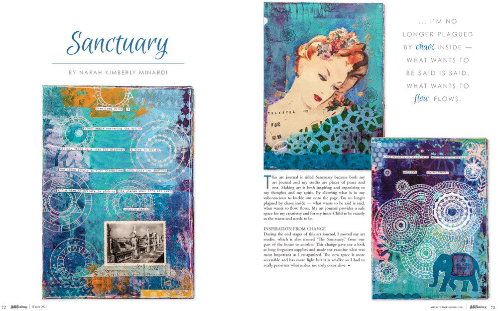 Art Journaling Winter 2021 Instant Download