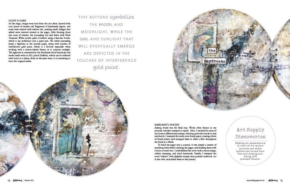 Art Journaling Summer 2021