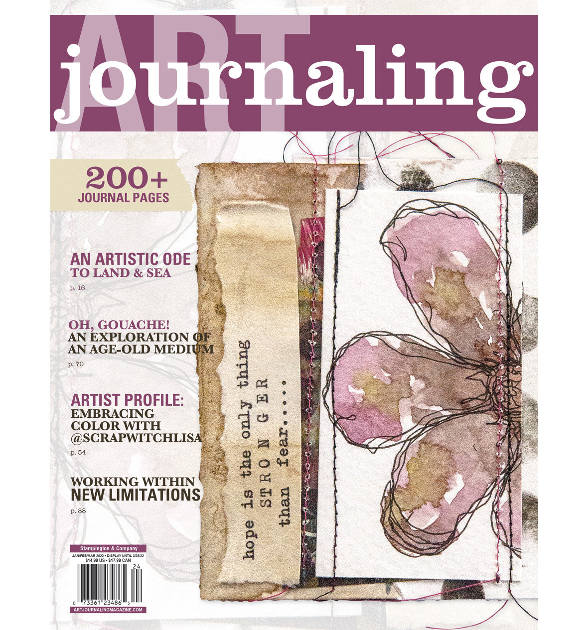 Art Journaling Winter 2022