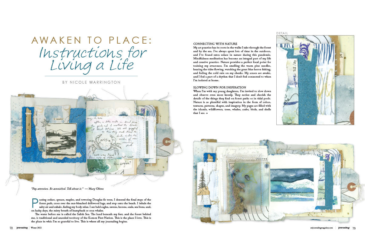 Art Journaling Winter 2022