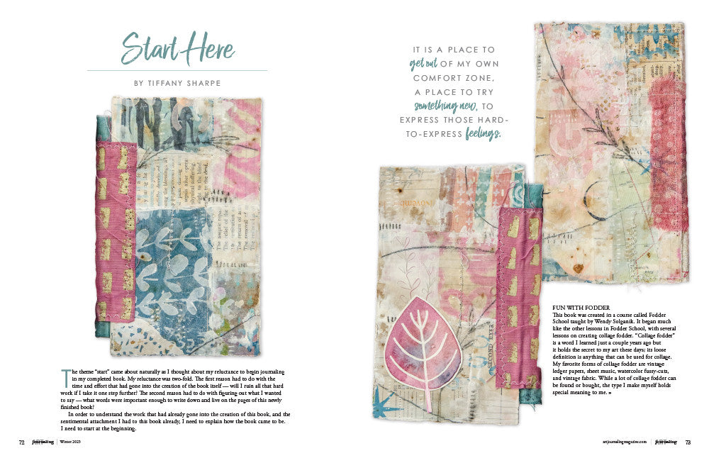 Art Journaling Winter 2023