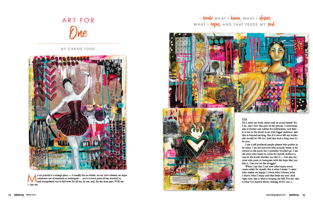 Art Journaling Winter 2023
