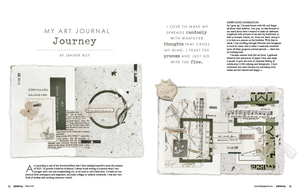 Art Journaling Winter 2023