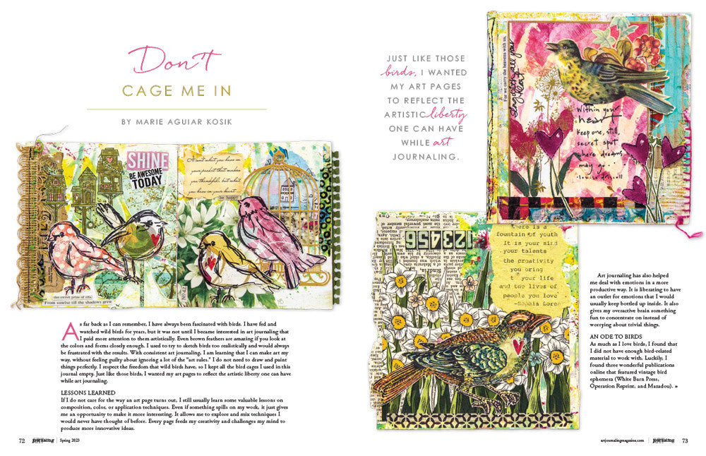 Art Journaling Spring 2023