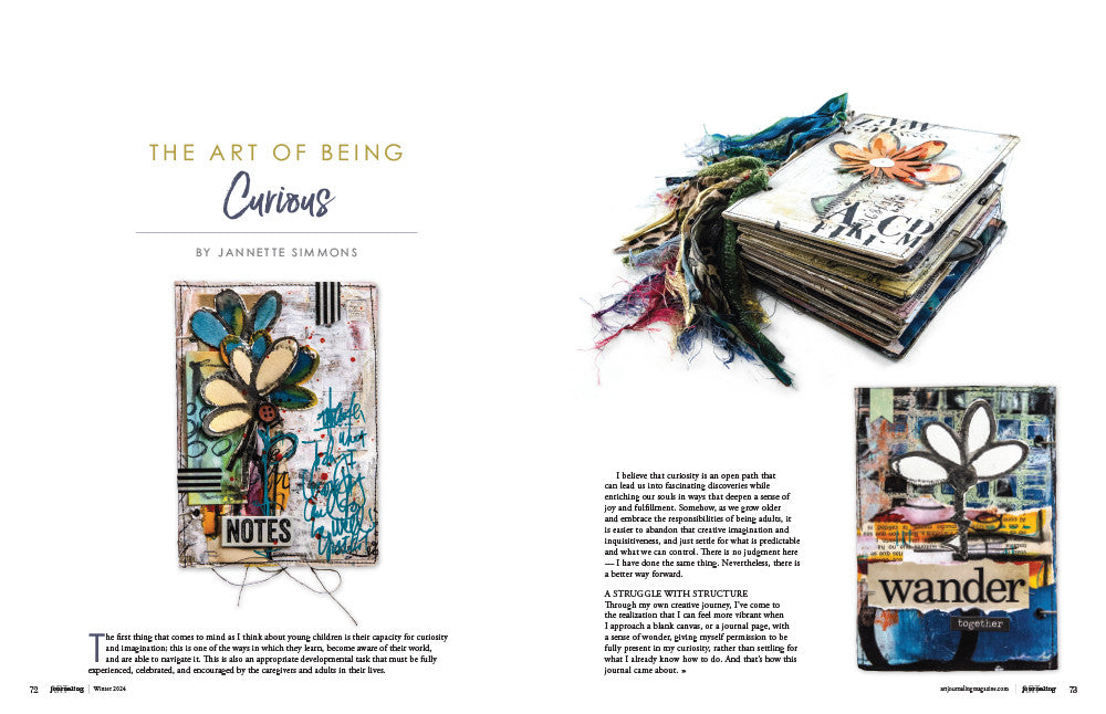 Art Journaling Winter 2024