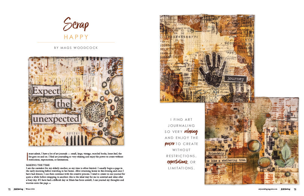 Art Journaling Winter 2024