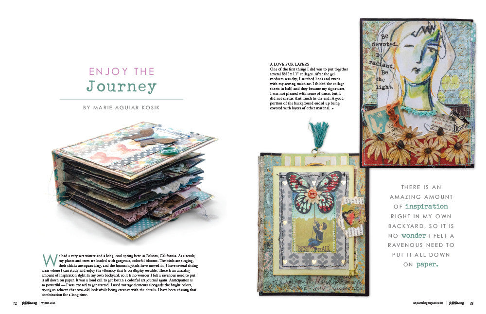 Art Journaling Winter 2024