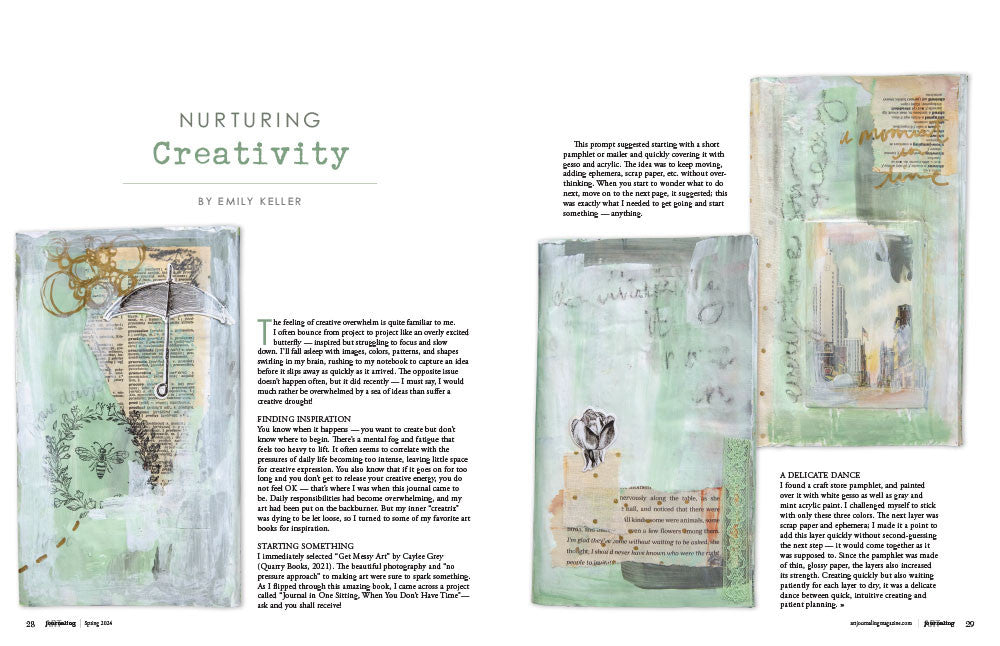 Art Journaling Spring 2024