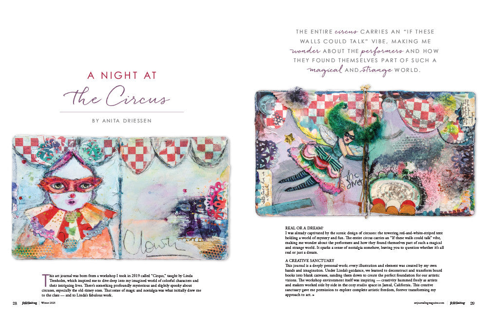 Art Journaling Winter 2025