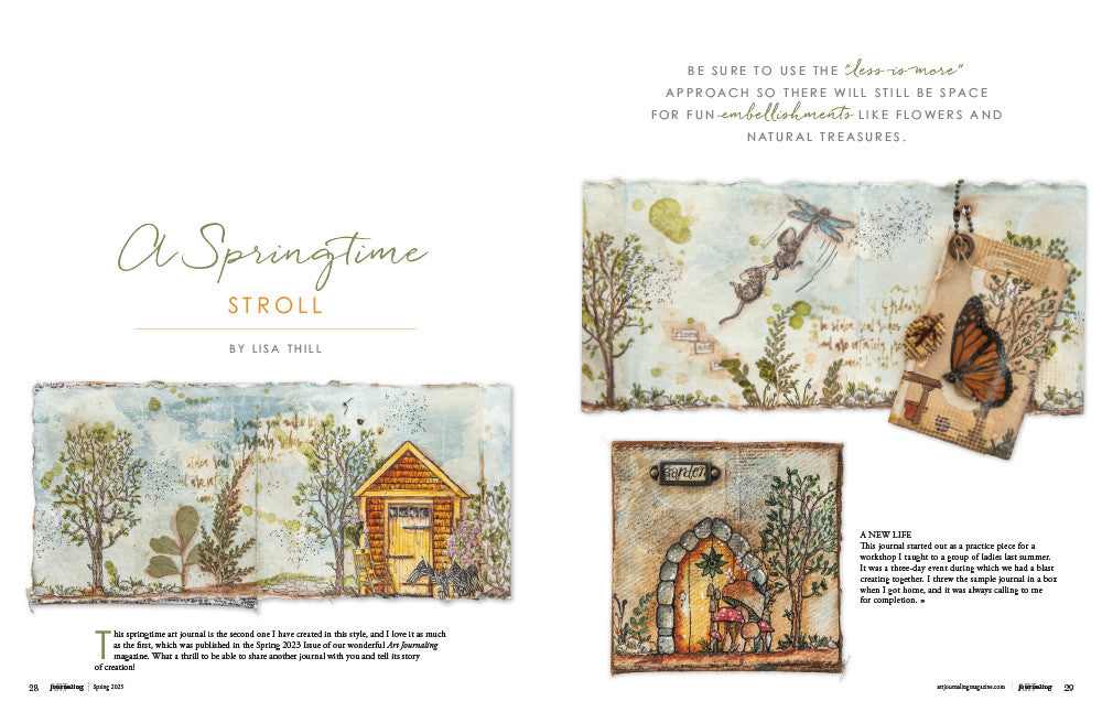Art Journaling Spring 2025