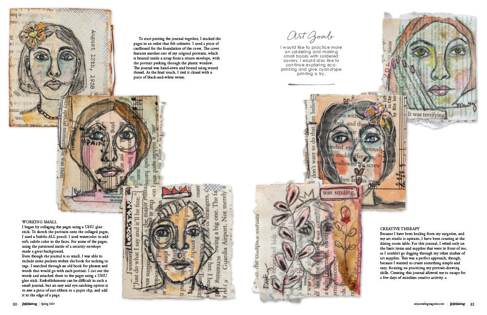 Art Journaling Spring 2025