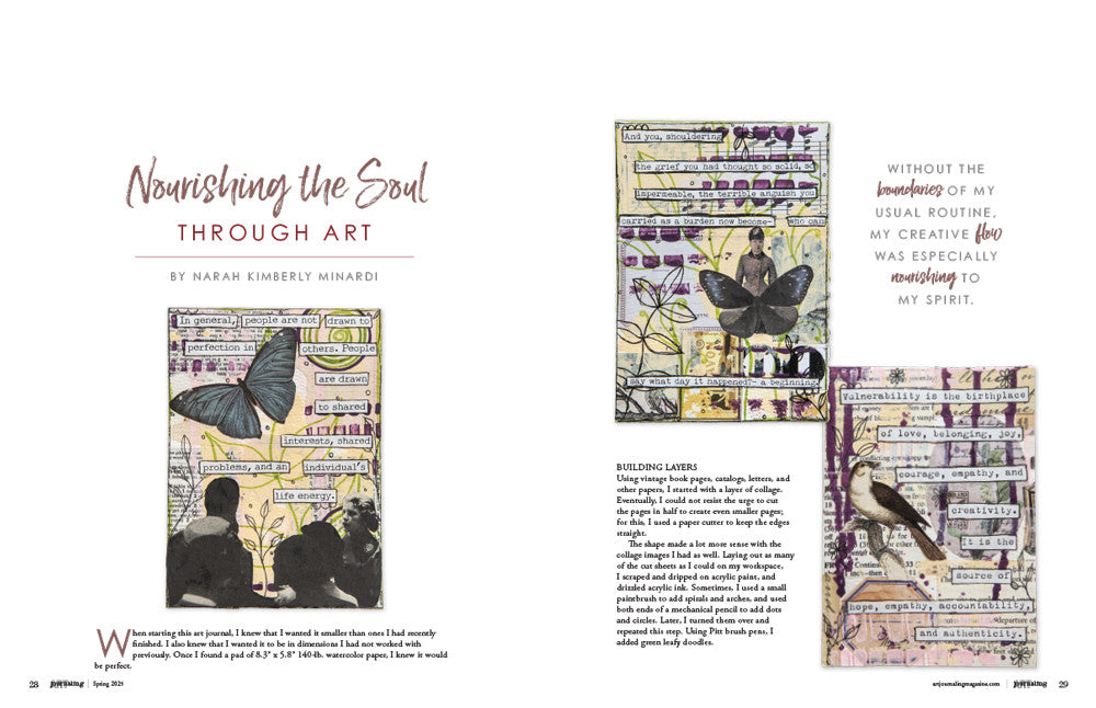 Art Journaling Spring 2025