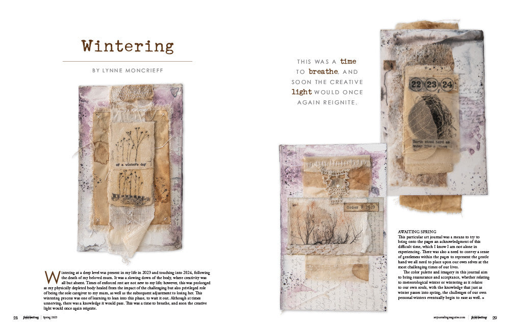 Art Journaling Spring 2025