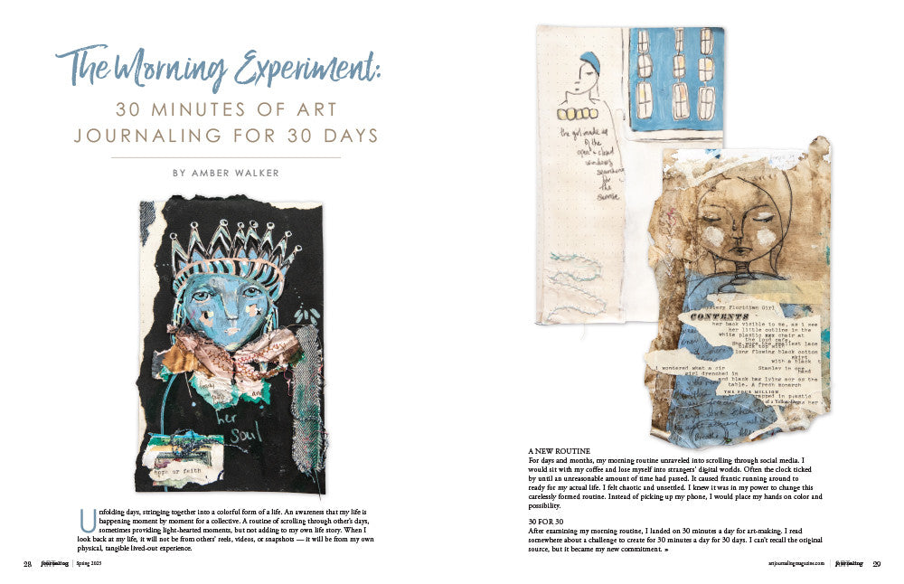 Art Journaling Spring 2025