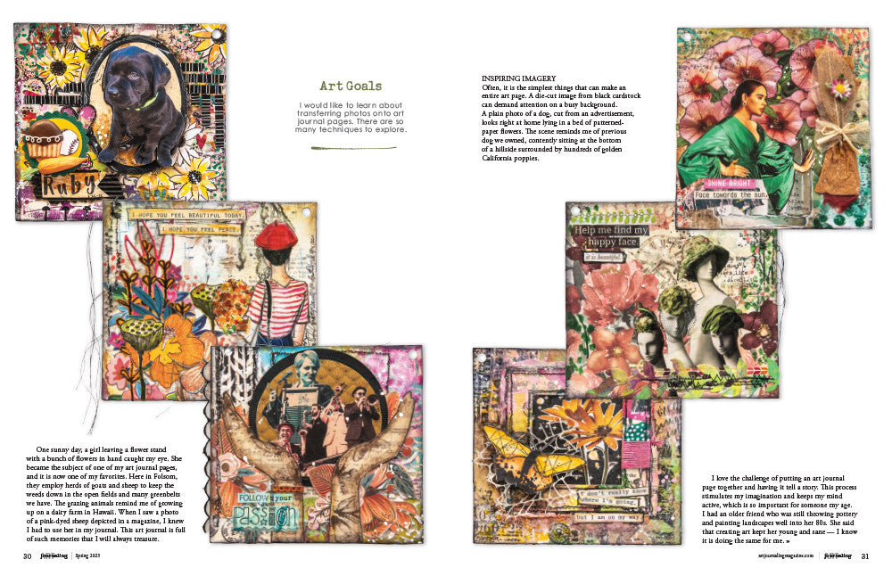 Art Journaling Spring 2025