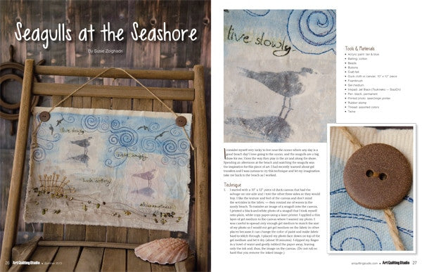 Art Quilting Studio Subscription Offer