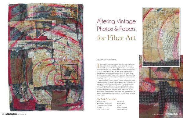 Art Quilting Studio Subscription Offer