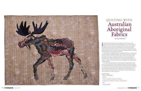 Art Quilting Studio Winter 2020