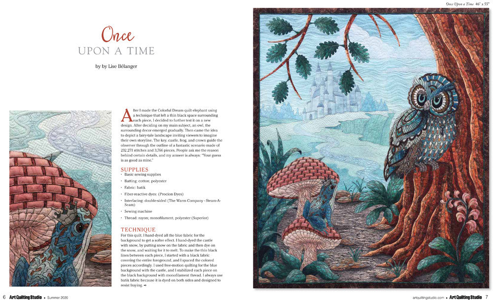 Art Quilting Studio Summer 2020