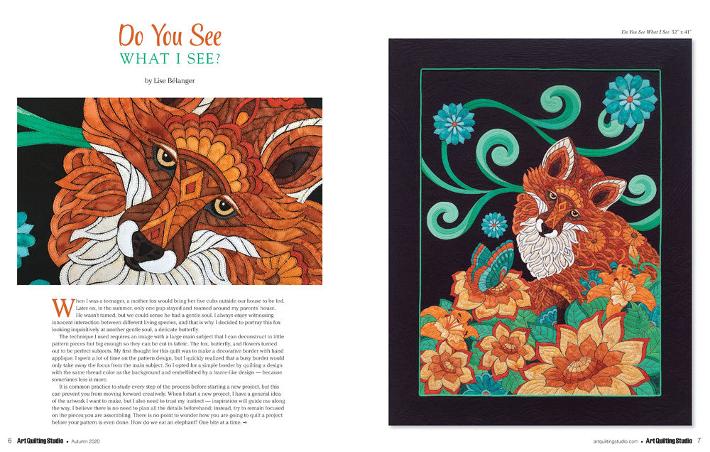 Art Quilting Studio Autumn 2020 Instant Download