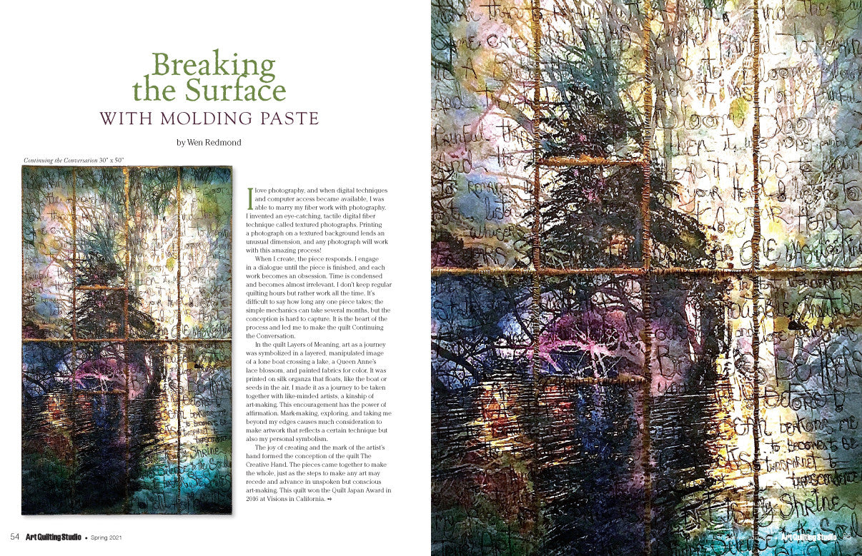 Art Quilting Studio Spring 2021