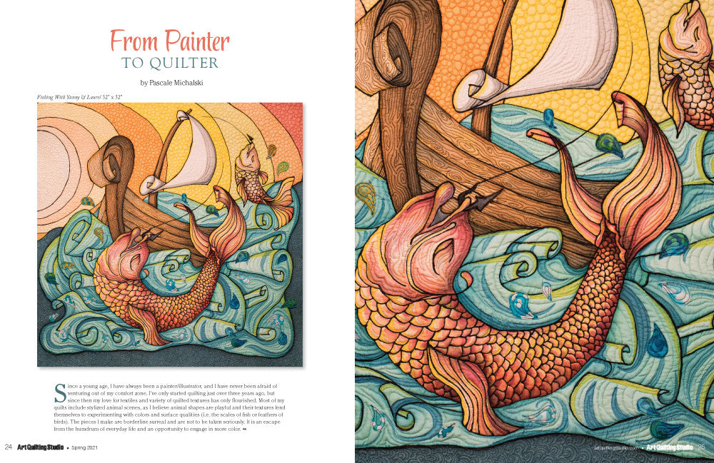 Art Quilting Studio Spring 2021 Instant Download