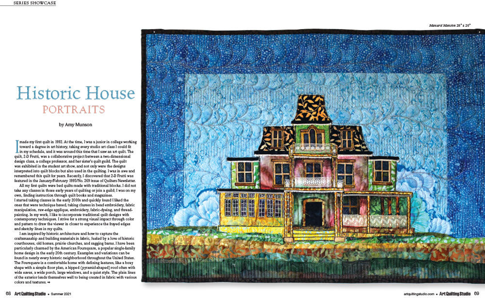 Art Quilting Studio Summer 2021