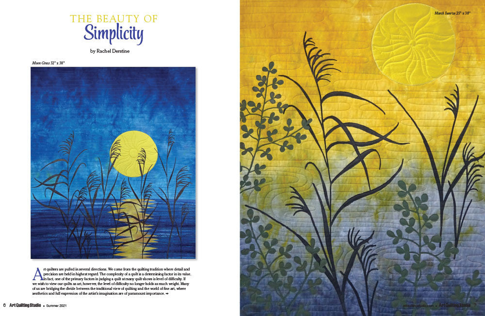 Art Quilting Studio Summer 2021 Instant Download