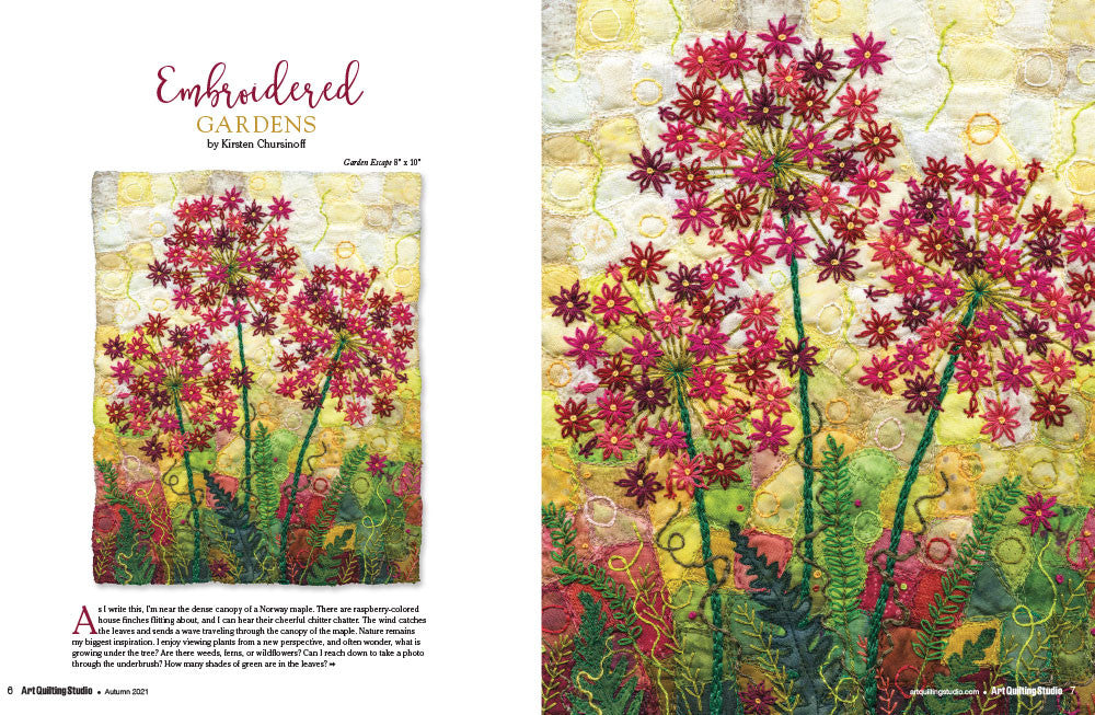 Art Quilting Studio Autumn 2021 Instant Download